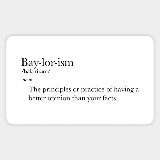 Baylorism Sticker by rare